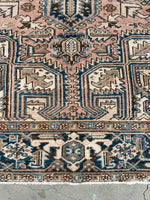 7x9 Persian Heriz Rug #2759 - Blue Parakeet Rugs