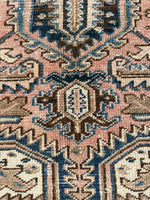 7x9 Persian Heriz Rug #2759 - Blue Parakeet Rugs