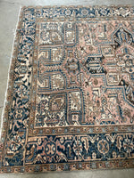 7x9 Persian Heriz Rug #2759 - Blue Parakeet Rugs