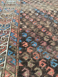 2'7 x 3'10 worn nomadic Baluch rug (#1232) / 3x4 vintage rug - Blue Parakeet Rugs