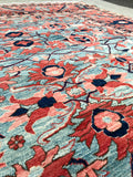 9'10 x 12'10 Vintage Persian Heriz / 10x13 vintage rug - Blue Parakeet Rugs