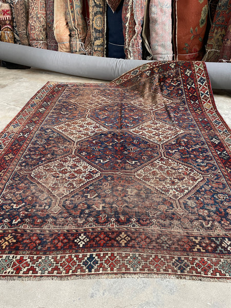Large vintage Persian rug