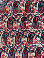 7'5 x 10'1 Antique Persian Paisley Mashhad rug #2238 / 8x10 Vintage Rug - Blue Parakeet Rugs