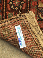 3'6 x 10'6 antique Camel Hair Serab Runner #1184ML / Antique Rug Runner - Blue Parakeet Rugs