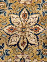 9'1 x 12'4 Antique Persian French blue ground Tabriz Rug (#2418ML) - Blue Parakeet Rugs