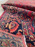 8'9 x 12'5 Antique Persian Sarouk rug #2420 / 9x12 Sarouk - Blue Parakeet Rugs
