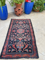 2'9 x 5' Antique Persian Malayer rug #2421 / 3x5 Persian rug - Blue Parakeet Rugs