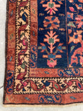3'3 x 6'2 Antique Persian Malayer #2558ML - Blue Parakeet Rugs