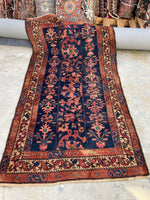 3'3 x 6'2 Antique Persian Malayer #2558ML - Blue Parakeet Rugs