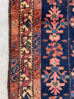 3'3 x 6'2 Antique Persian Malayer #2558ML - Blue Parakeet Rugs