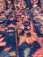 3'3 x 6'2 Antique Persian Malayer #2558ML - Blue Parakeet Rugs