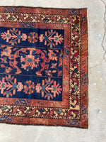 3'3 x 6'2 Antique Persian Malayer #2558ML - Blue Parakeet Rugs