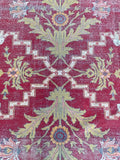 11x14 Antique Agra rug #2243 / 11x14 Vintage Rug - Blue Parakeet Rugs