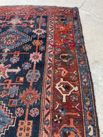 3'4 x 6'5 Antique Persian Malayer rug #2426 / 4x7 Persian rug - Blue Parakeet Rugs
