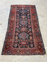 3'4 x 6'5 Antique Persian Malayer rug #2426 / 4x7 Persian rug - Blue Parakeet Rugs