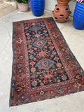 3'4 x 6'5 Antique Persian Malayer rug #2426 / 4x7 Persian rug - Blue Parakeet Rugs