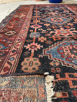 3'4 x 6'5 Antique Persian Malayer rug #2426 / 4x7 Persian rug - Blue Parakeet Rugs