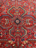 11x19 Persian Rug / Antique Persian Tribal Heriz Rug #2835