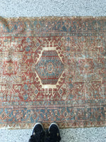 2'9 x 11' Vintage NW Persian Runner - Blue Parakeet Rugs