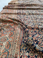 8'3 x 18'9 Antique Persian Mahal rug #2481 - Blue Parakeet Rugs