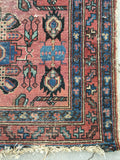 3'7 x 6'3 worn antique Persian Malayer - Blue Parakeet Rugs