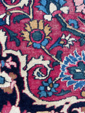9'10 x 14' Antique Persian Mashhad rug #2539 - Blue Parakeet Rugs