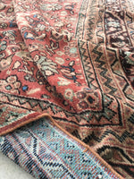 9'5 x 12'5 Persian Mahal Rug (#747A) - Blue Parakeet Rugs