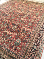 9'5 x 12'5 Persian Mahal Rug (#747A) - Blue Parakeet Rugs