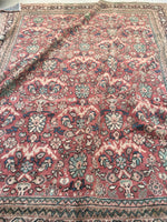 9'5 x 12'5 Persian Mahal Rug (#747A) - Blue Parakeet Rugs