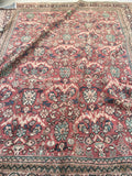 9'5 x 12'5 Persian Mahal Rug (#747A) - Blue Parakeet Rugs
