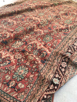 9'5 x 12'5 Persian Mahal Rug (#747A) - Blue Parakeet Rugs
