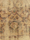 8'9 x 11'8 Distressed Turkish Oushak rug #2245 / 9x12 Vintage Rug - Blue Parakeet Rugs