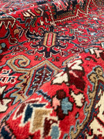 10'3 x 15'3 Vintage Oversize Tribal Heriz rug #2084 / 10x15 Vintage Rug - Blue Parakeet Rugs