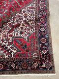 10'3 x 15'3 Vintage Oversize Tribal Heriz rug #2084 / 10x15 Vintage Rug - Blue Parakeet Rugs