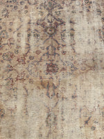 8'9 x 11'8 Distressed Turkish Oushak rug #2245 / 9x12 Vintage Rug - Blue Parakeet Rugs