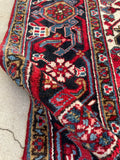 10'3 x 15'3 Vintage Oversize Tribal Heriz rug #2084 / 10x15 Vintage Rug - Blue Parakeet Rugs