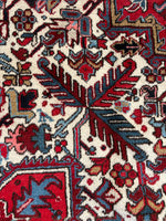 10'3 x 15'3 Vintage Oversize Tribal Heriz rug #2084 / 10x15 Vintage Rug - Blue Parakeet Rugs