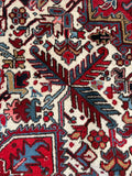 10'3 x 15'3 Vintage Oversize Tribal Heriz rug #2084 / 10x15 Vintage Rug - Blue Parakeet Rugs