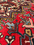 10'3 x 15'3 Vintage Oversize Tribal Heriz rug #2084 / 10x15 Vintage Rug - Blue Parakeet Rugs