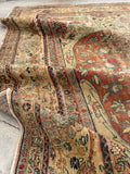 9'4 x 12'5 Antique 19th Century rug #1943ML / Large 9x12 vintage rug - Blue Parakeet Rugs