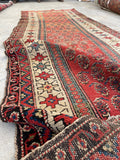 3'1 x 8'8 Antique Loveworn Paisley Runner #2085 / 3x9 Vintage Runner - Blue Parakeet Rugs