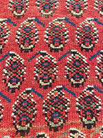 3'1 x 8'8 Antique Loveworn Paisley Runner #2085 / 3x9 Vintage Runner - Blue Parakeet Rugs