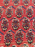 3'1 x 8'8 Antique Loveworn Paisley Runner #2085 / 3x9 Vintage Runner - Blue Parakeet Rugs