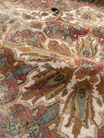 9'4 x 12'5 Antique 19th Century rug #1943ML / Large 9x12 vintage rug - Blue Parakeet Rugs
