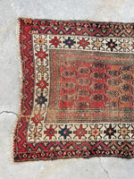 3'1 x 8'8 Antique Loveworn Paisley Runner #2085 / 3x9 Vintage Runner - Blue Parakeet Rugs