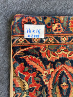 16x16 Antique Persian Pillow #2888