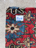 19x19 Antique Persian Rug Pillow #2891