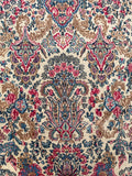 10'4 x 16'6 Antique Persian floral Kerman rug #1938 / 10x17 vintage rug - Blue Parakeet Rugs