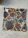 Antique Persian rug pillow