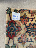 16x16 Antique Persian Rug Pillow #2893